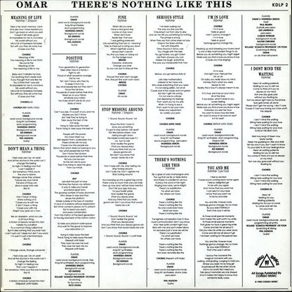 Omar : There's Nothing Like This (LP, Album)