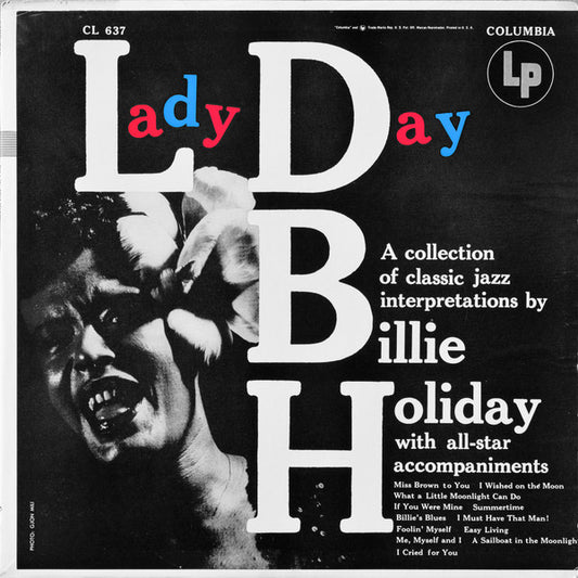 Billie Holiday : Lady Day (LP, Comp, Mono, RE, Pit)