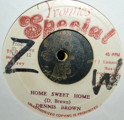 Dennis Brown : Home Sweet Home (7")