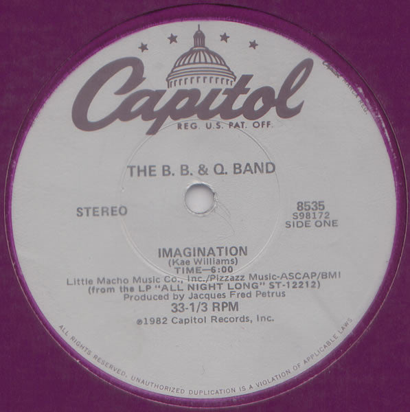 The Brooklyn, Bronx & Queens Band : Imagination (12")