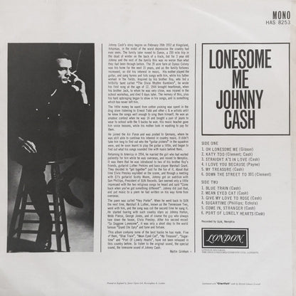 Johnny Cash : Lonesome Me (LP, Comp, Bla)