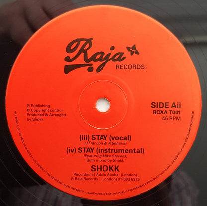 Shokk : Amazin' / Stay (12", Single)