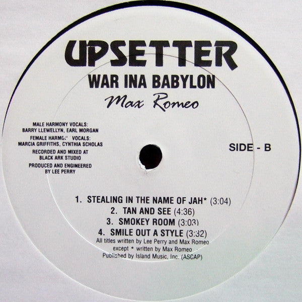 Max Romeo & The Upsetters : War Ina Babylon (LP, Album, RE, Unofficial)