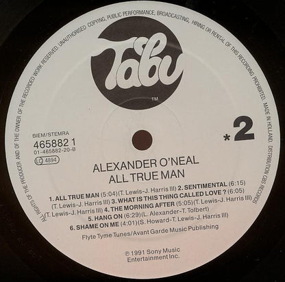 Alexander O'Neal : All True Man (LP, Album)