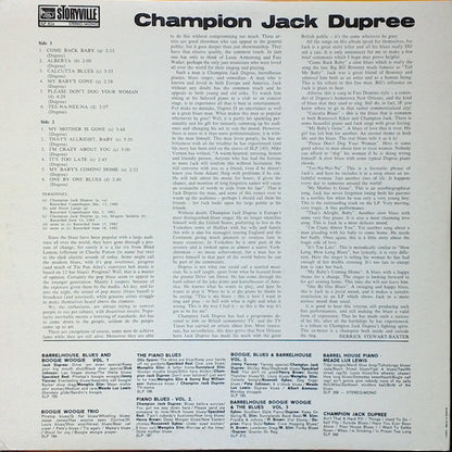 Champion Jack Dupree : Champion Jack Dupree (LP, Album)