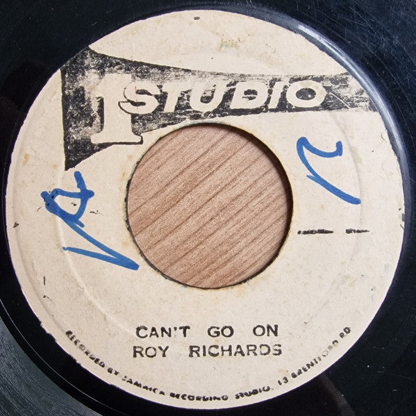 Jackie Mittoo / Roy Richards : Peenie Wallie / Can't Go On (7", Single)