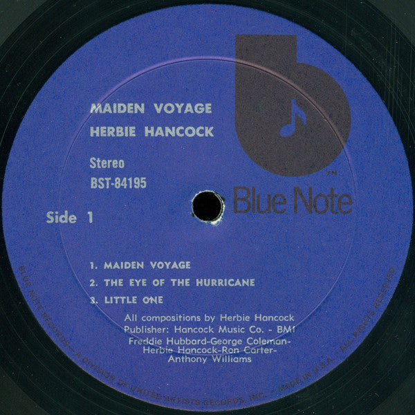 Herbie Hancock : Maiden Voyage (LP, Album, RE)