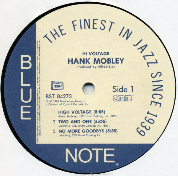 Hank Mobley : Hi Voltage (LP, Album, RE, RM)