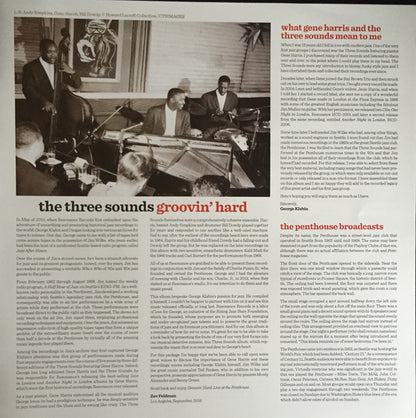 The Three Sounds Featuring Gene Harris : Groovin' Hard (Live At The Penthouse 1964-1968) (LP, RSD, Ltd, Num, 180)