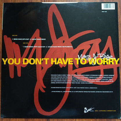 Mary J. Blige : You Don't Have To Worry (12")