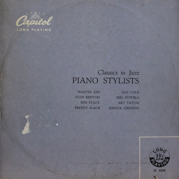 Various : Piano Stylists (10", Comp)