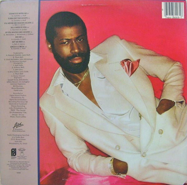 Teddy Pendergrass : Teddy (LP, Album, Pit)