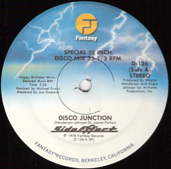 Side Effect : Disco Junction (12")