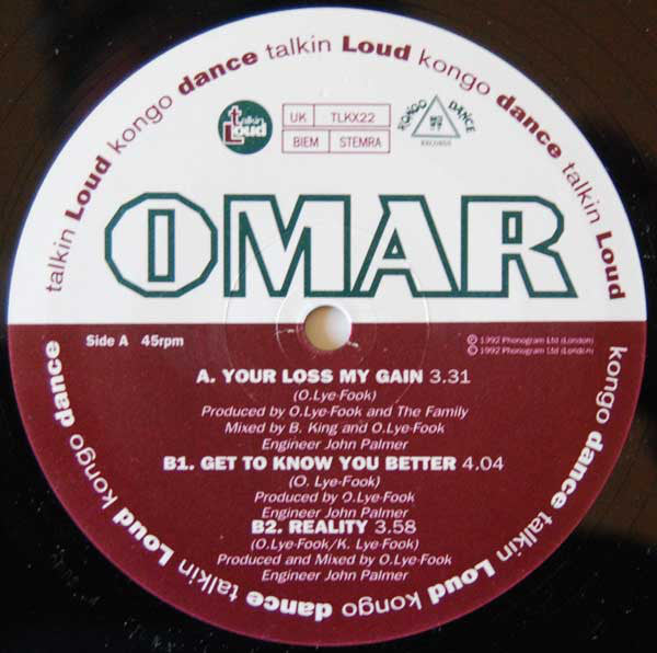 Omar : Your Loss My Gain (12")