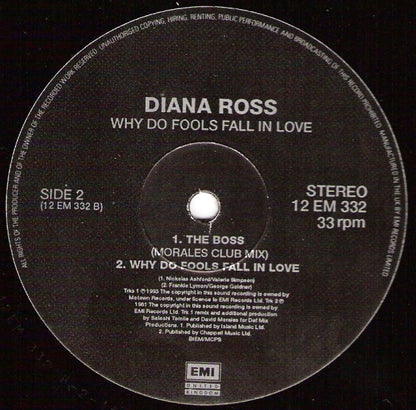 Diana Ross : Why Do Fools Fall In Love / I'm Coming Out (12")