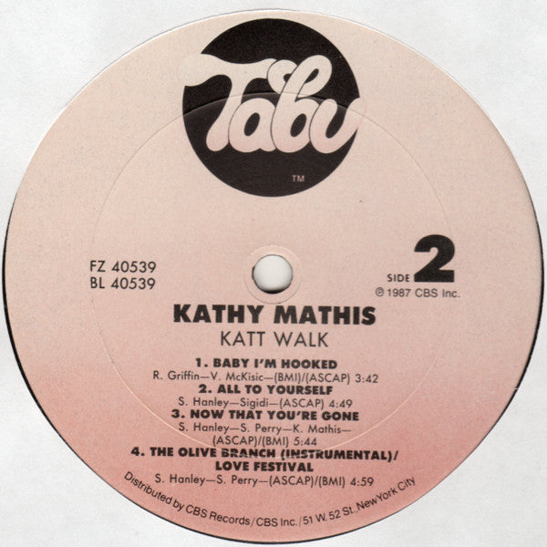 Kathy Mathis : Katt Walk (LP, Album)