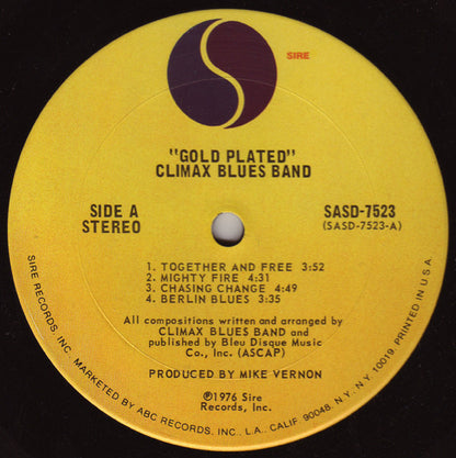 Climax Blues Band : Gold Plated (LP, Album, Ter)