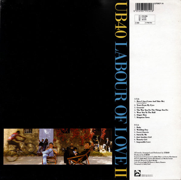 UB40 : Labour Of Love II (LP, Album)