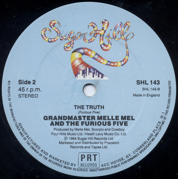 Grandmaster Melle Mel & The Furious Five : World War III / The Truth (12")