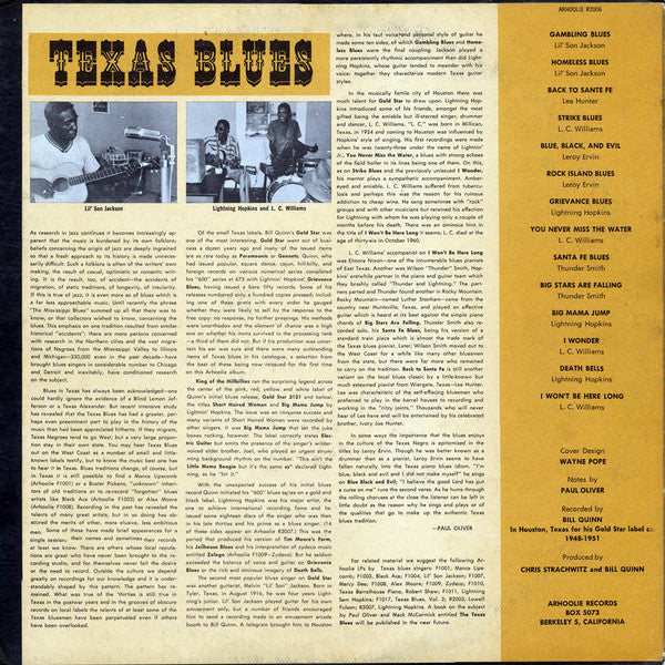 Various : Texas Blues Volume 1 (LP, Comp)