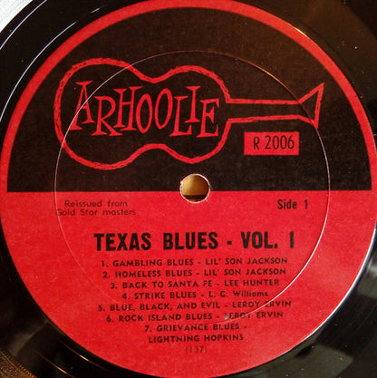 Various : Texas Blues Volume 1 (LP, Comp)