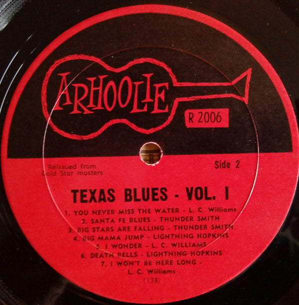 Various : Texas Blues Volume 1 (LP, Comp)